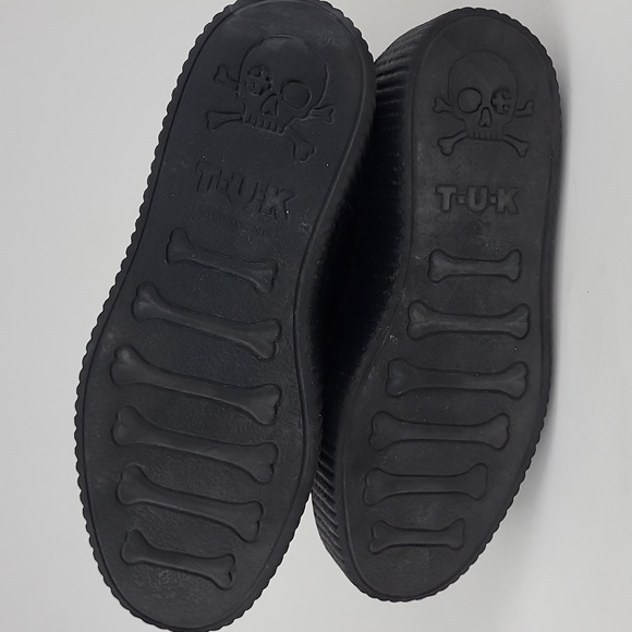 T.U.K Black Suede Viva Mondo Boots Size 8 / EU 39 - Picture 12 of 12